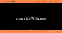 Desktop Screenshot of colorduemila.net